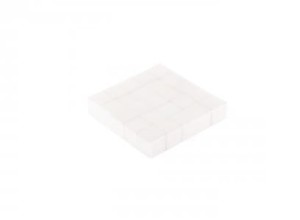 ZESTAW polerek mini kostka biała  100/100 Aba Group, 25 szt.