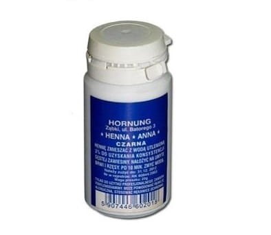 HENNA w proszku Anna, czarna 20g