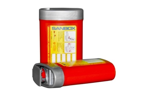 POJEMNIK na igły odpady medyczne 0,2l, czerwony 