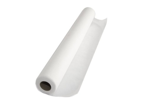 PODKŁAD kosmetyczny z włókniny 30g EXTRA 80cm/50m, w roli z perforacją, biały