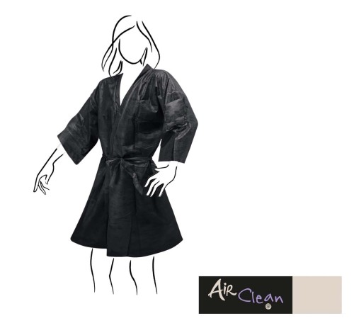 KIMONO z włókniny, czarny, 1 szt. 