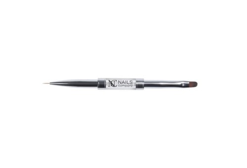 PĘDZEL Duo Oval No.6 & No.1 / Gel Brush&Nail Art