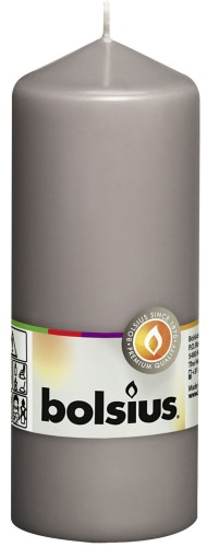 ŚWIECA Pieńkowa 150/58 ciepły szary,  10 szt.                   