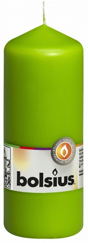 ŚWIECA Pieńkowa 150/58 jasny zielony,  10 szt.                           