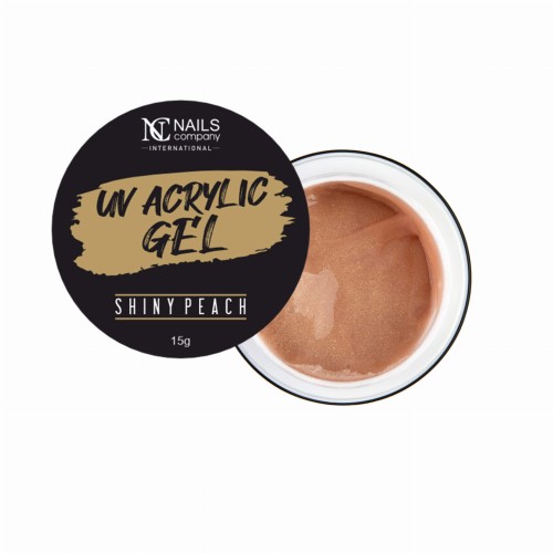 UV ACRYLIC GEL Akrylożel - SHINY PEACH, 15g   