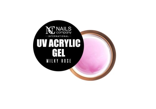 UV ACRYLIC GEL Akrylożel - MILKY ROSE, 50g 