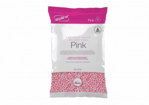 WOSK traditional  BIO-PLANT różany, w granulkach, Depileve Wax 1000g  