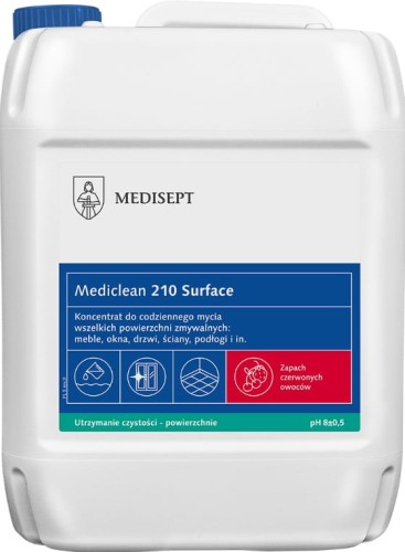 MEDICLEAN MC 210 Surf Clean Preparat do mycia powierzchni zmywalnych - CZERWONE OWOCE 5l
