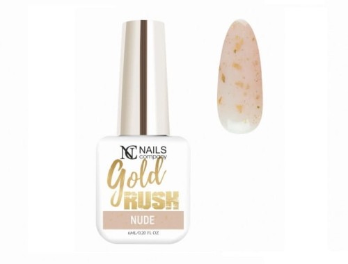LAKIER hybrydowy - NUDE / Gold Rush, 6 ml    