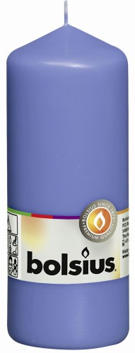 ŚWIECA Pieńkowa 150/58 chabrowy niebieski,  10 szt.                          