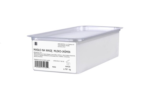 MASŁO do ciała SHEA SPA na wagę, MLEKO JAŚMIN