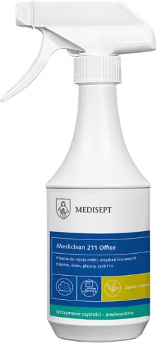 MEDICLEAN MC 211 Pianka do mycia powierzchni zmywalnych 500ml