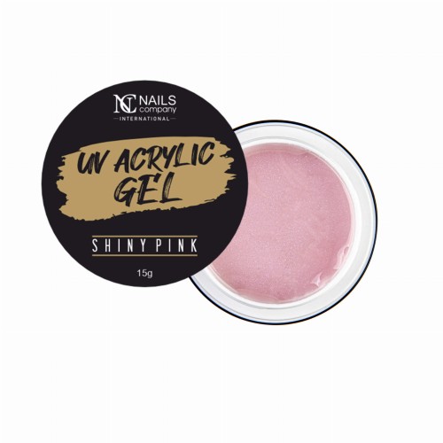 UV ACRYLIC GEL Akrylożel - SHINY PINK, 15g  
