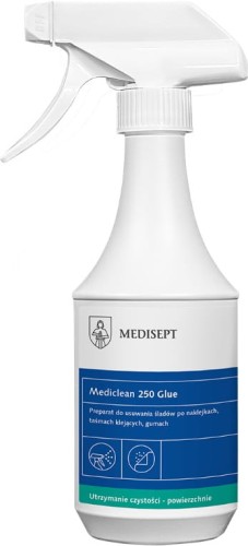 MEDICLEAN MC 250 Anty Klej Preparat do usuwania śladów po naklejkach, taśmach klejących 500ml