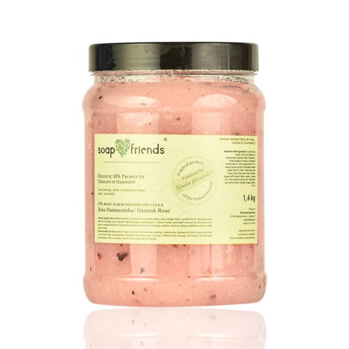 SPA Peeling do ciała RÓŻANY z płatkami róż 1,4 kg  