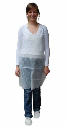 FARTUCH ochronny z włókniny (przedni), biały, 100 szt.