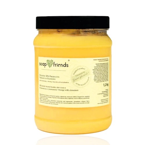 SPA Maska do ciała POMARAŃCZA z cynamonem / żelowa bez spłukiwania 1,2 kg