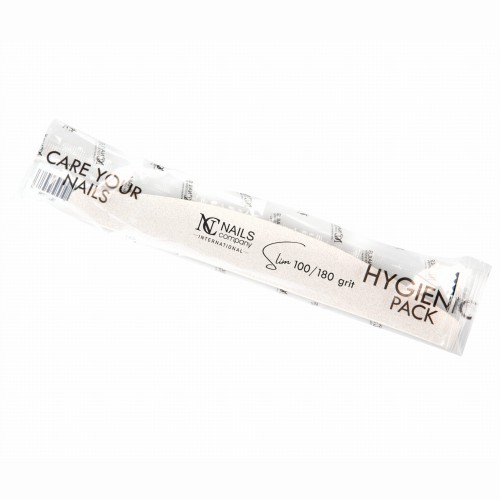 PILNIK biały półksiężyc 100/180 HYGIENIC PACK slim 