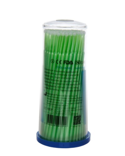 APLIKATORY regular 2,0 mm, zielony/limonkowy, 100 szt.