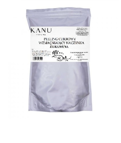 L-PEELING cukrowy SPA wzmacniający naczynka ŻURAWINA 1kg