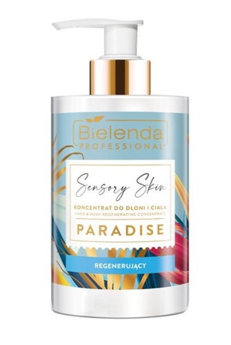 SENSORY SKIN Regenerujący Krem do dłoni i ciała - PARADISE, 300ml