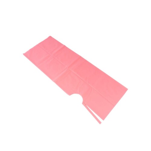 PELERYNKA ochronna z włókniny długa, różowy, 25 szt.