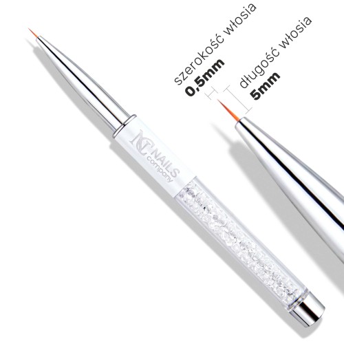 PĘDZEL do zdobień No.0 / Nail Art Brush 0