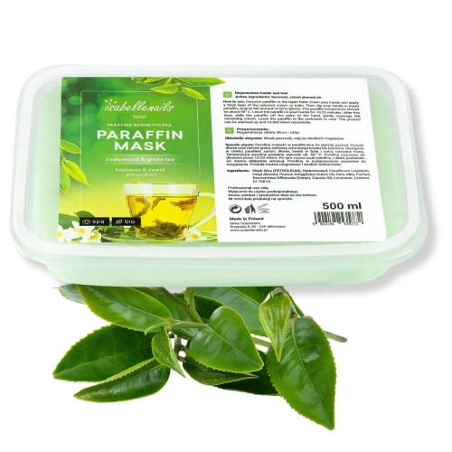 PARAFINA kosmetyczna 500ml, ZIELONA HERBATA 