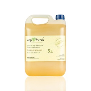 SPA OLEJ ze słodkich migdałów 100% Soap Friends, 5l