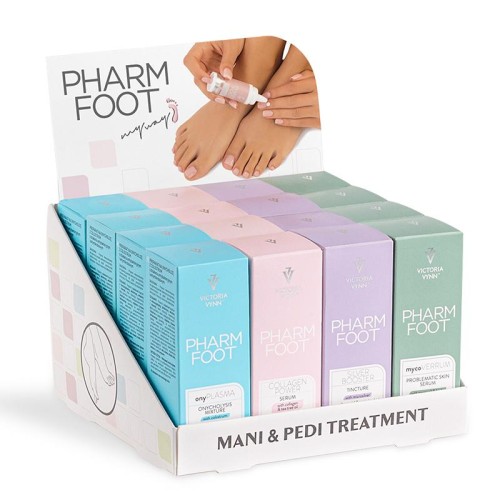 PHARM Foot Pakiet MANI & PEDI TREATMENT / Pakiet 12 + 4 Gratis: 4x COLLAGEN POWER, 4x SILVER BOOSTER, 4x mycoVERRUM, 4x onyPLASMA 