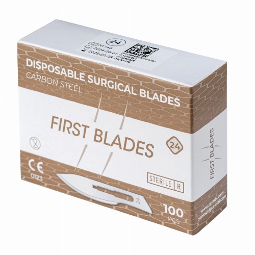 SKALPEL First Blades, rozmiar 24, 10 szt.