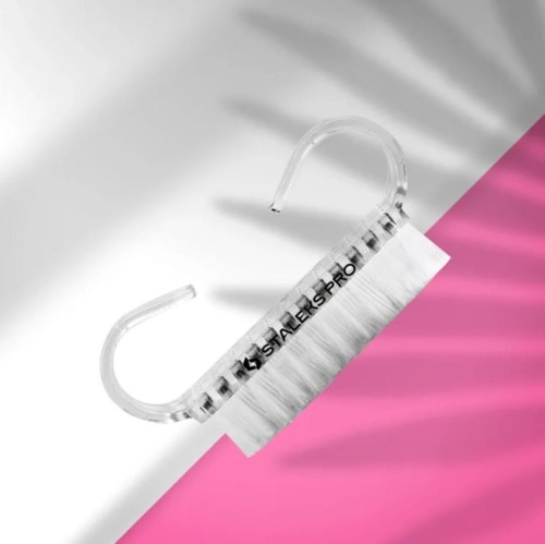 STALEKS SZCZOTECZKI do manicure EXPERT 02 - do usuwania pyłu kurzu, 10 szt.