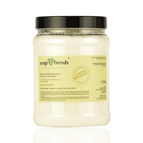 SAUNA VITA SPA Peeling sypki LIMONKA z miętą 1,5 kg