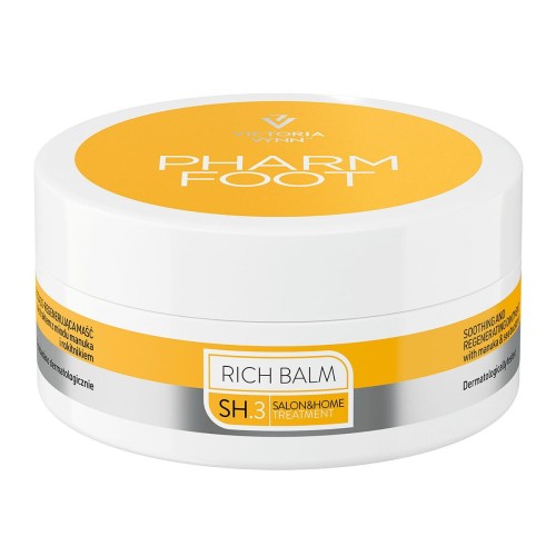 PHARM Foot RICH BALM / Łagodząco-regenerująca maść z ekstraktem z miodu manuka i rokitnikiem, 75g, SH.3 Linia Manuka