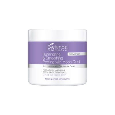 MOONLIGHT WELLNESS Rozświetlająco-wygładzający peeling z pyłem księżycowym, 550g