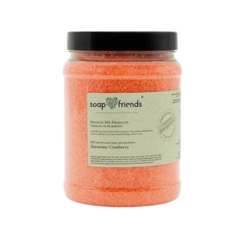 SPA Sól do kąpieli ŻURAWINA 1,5 kg