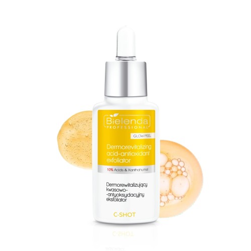 C-SHOT Dermorewitalizujący kwasowo-antyoksydacyjny eksfoliator 10% GLOW PEEL, 30ml