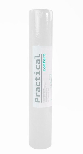 PODKŁAD medyczny bibułowo-foliowy 70cm x 40m, w roli, biały Practical comfort 