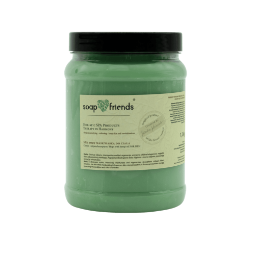SPA MASKA do ciała CHMIEL z olejem konopnym 1,2 kg   