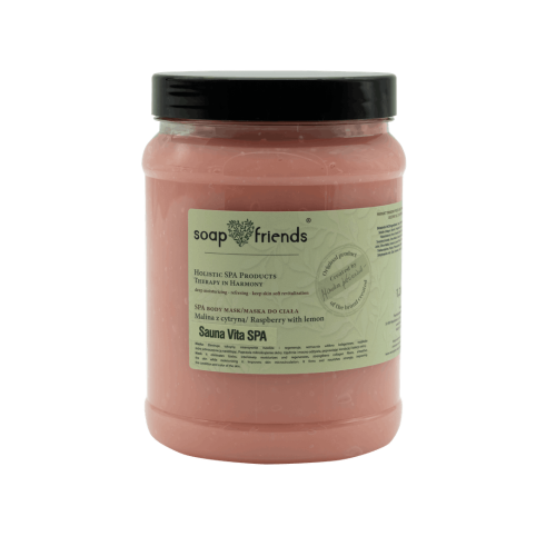 SAUNA VITA SPA Maska żelowa MALINA z cytryną 1,2 kg 
