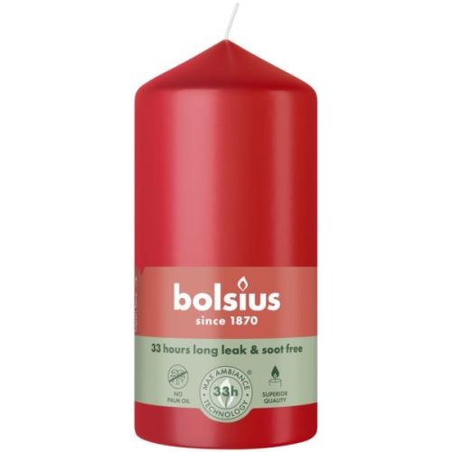 ŚWIECA Pieńkowa 120/58 Delikatna czerwień, 6 szt.