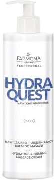 HYDRA QUEST Nawilżająco-ujędrniający krem do masażu twarzy, 280ml