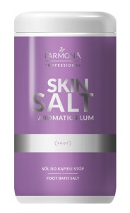 SKIN SALT Sól do kąpieli stóp AROMATIC PLUM, 1400 g - termin ważności do końca lipca 2026 r.