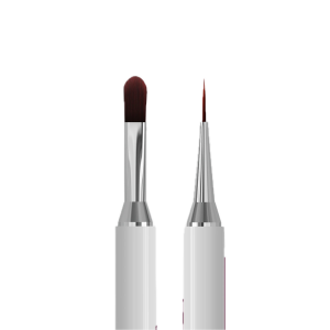 STALEKS PĘDZELEK dwustronny EXCLUSIVE do żelu 11 mm/ liner 12 mm