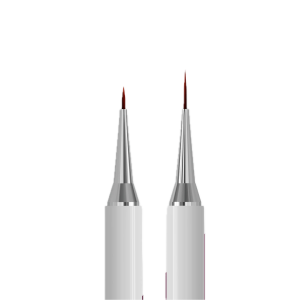 STALEKS PĘDZELEK dwustronny EXCLUSIVE liner 7 mm/ do żelu 12 mm