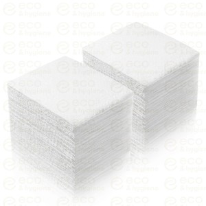 CHUSTY kosmetyczne z włókniny BIO-EKO 20x13 cm, biały