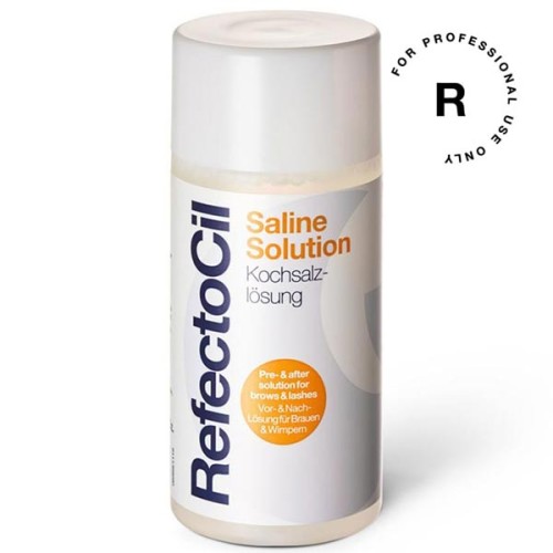 REFECTOCIL, Saline Solution 150ml, płyn do odtłuszczenia rzęs i brwi 