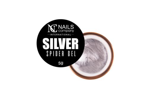 SPIDER GEL / żel do zdobień - SILVER 5g 
