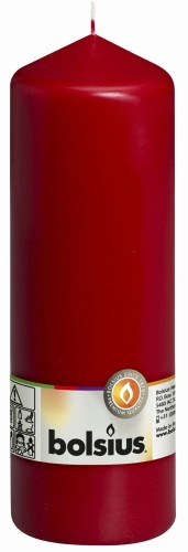 ŚWIECA Pieńkowa 200/68 bordowa,  8 szt.    