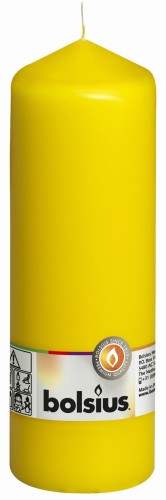 ŚWIECA Pieńkowa 200/68 żółta,  8 szt.    